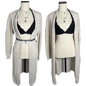 Moral Fiber Cream Crochet Long